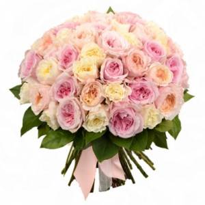 Букет из 21 пионовидных роз