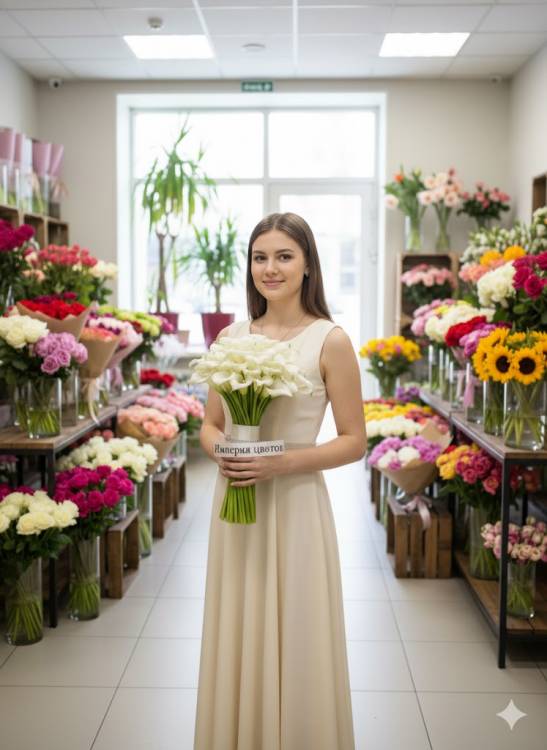 Букет из калл "Волнительные изгибы"