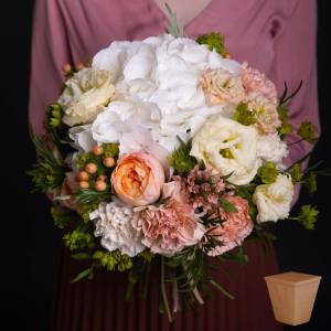 Букет с гиацинтами "Полевой"