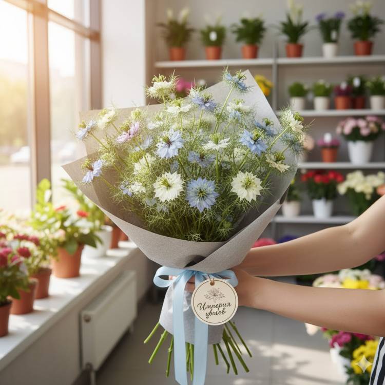 Букет из Нигеллы Букет из Нигеллы