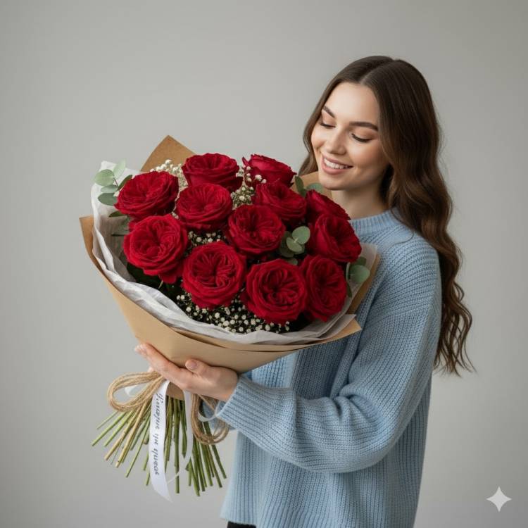 Букет роз "Страсть Тесс" Букет роз "Страсть Тесс"