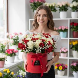 Букет с альстромерией "Восторг"