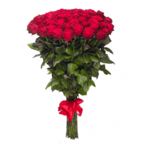 Букет из 51 красных роз 100 см