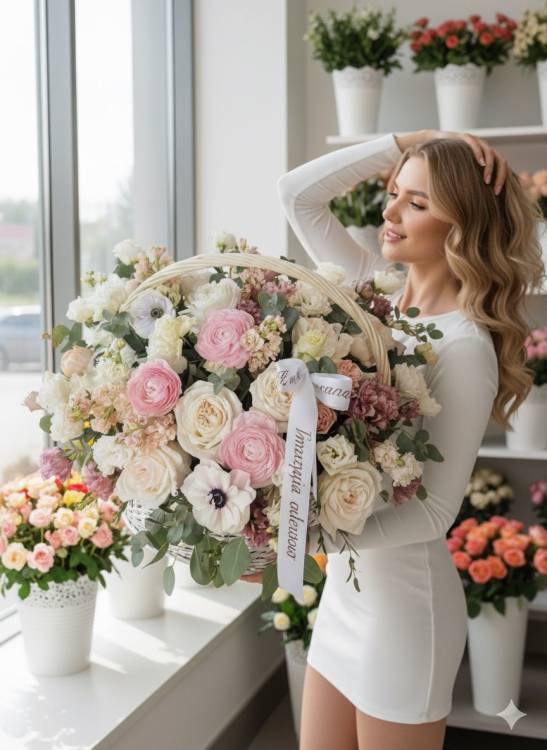 Букет с анемонами "Весна"