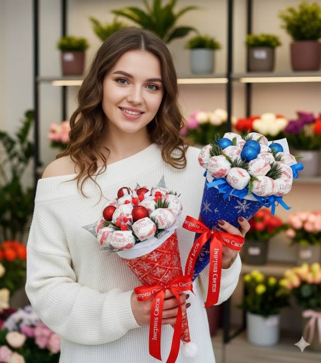 Сладкий букет "Новогодний"