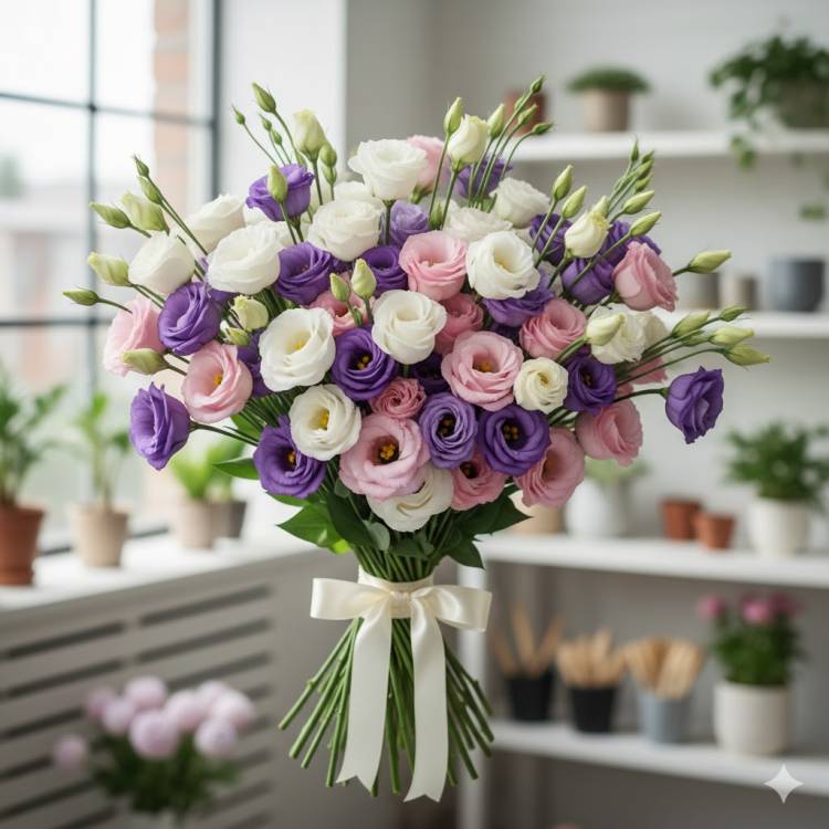 Букет из Лизиантусов