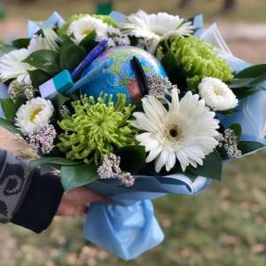 Букет с астрами "Первоклашка"