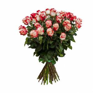 Букет из 25 микс роз 60 см